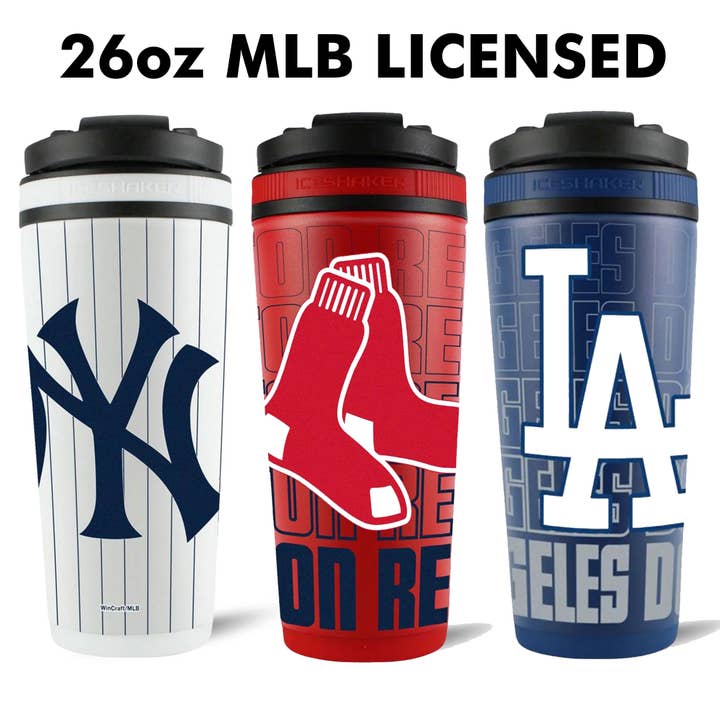 Officially Licensed MLB 4D 26oz Ice Shakers for wholesale by Ice Shaker
