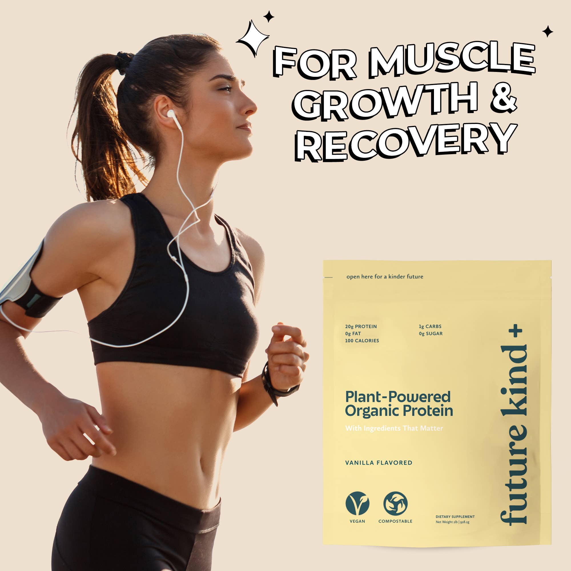 Future Kind - Wholesale Protein/Superfood Powder - Organic Vegan Protein Powder - Vanilla Flavored7