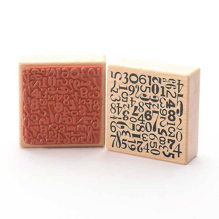 Carimbo: Números no quadrado por atacado de Heindesign