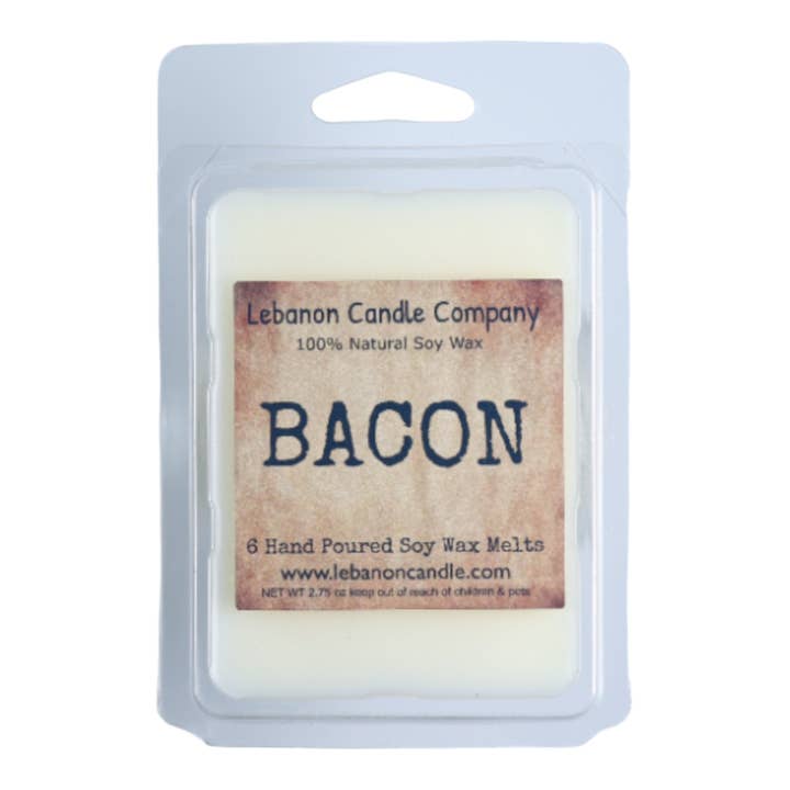 Bacon Wax Melt for wholesale by Lebanon Candle Company
