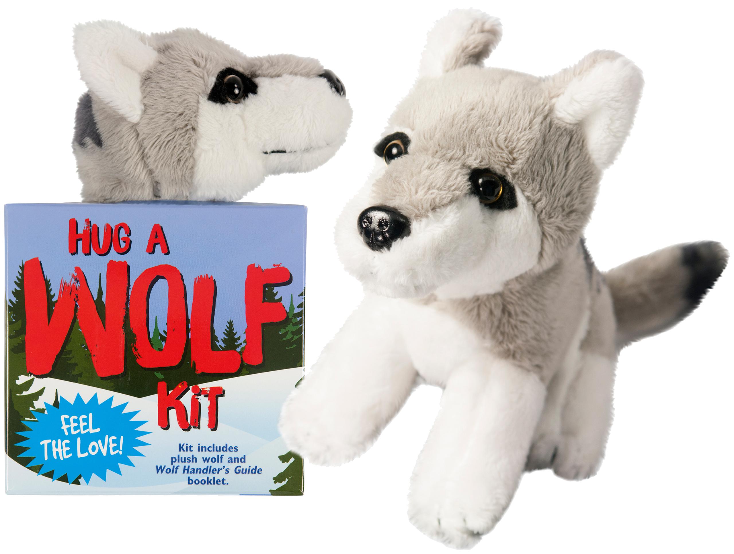 Peter Pauper Press - Vente Peluche – enfant et bébé - Kit câlin à un loup2