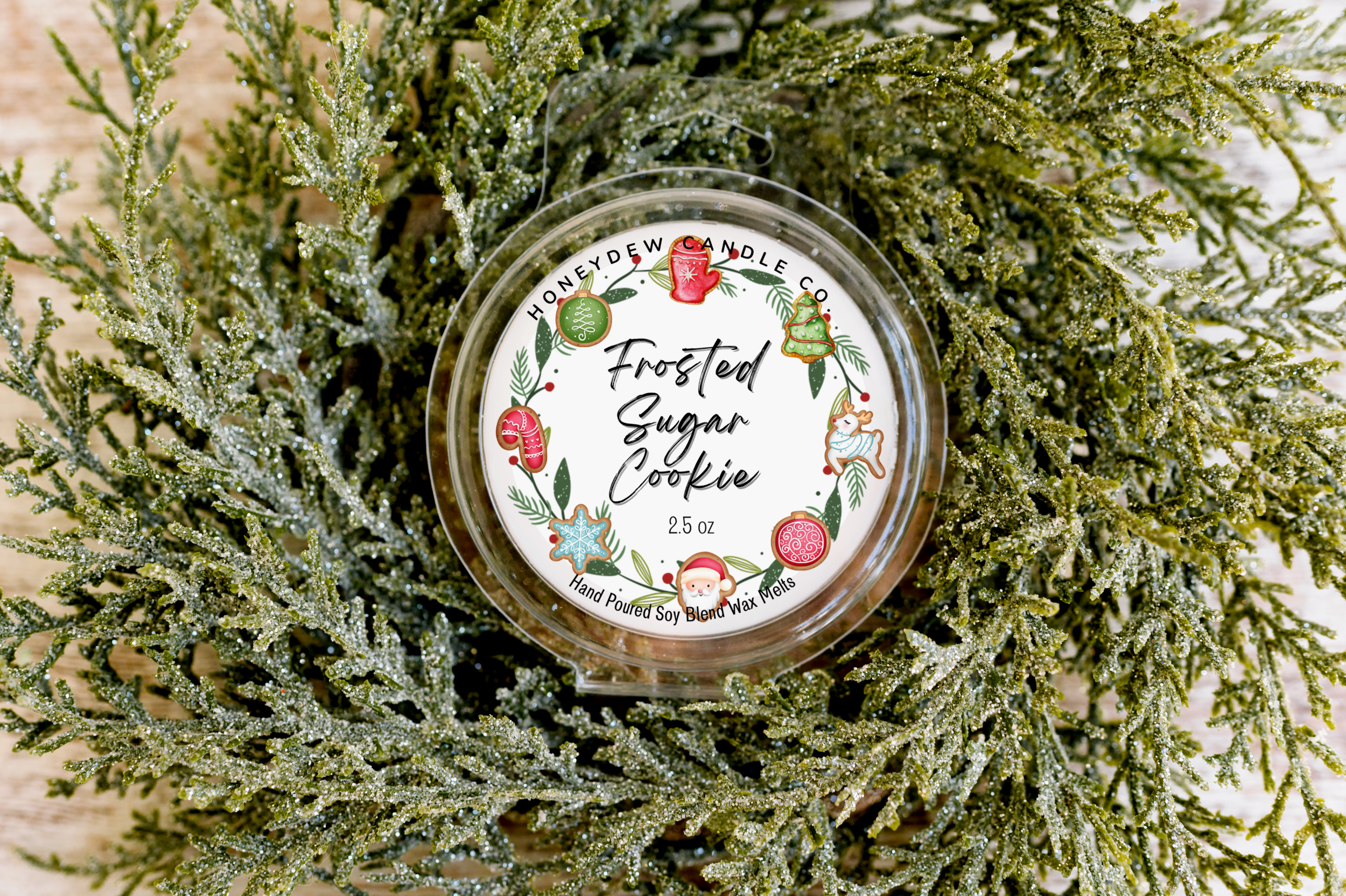 Honeydew Candle Co. - Wholesale Wax Melt - Frosted Sugar Cookie Wax Melts 2.5 oz0