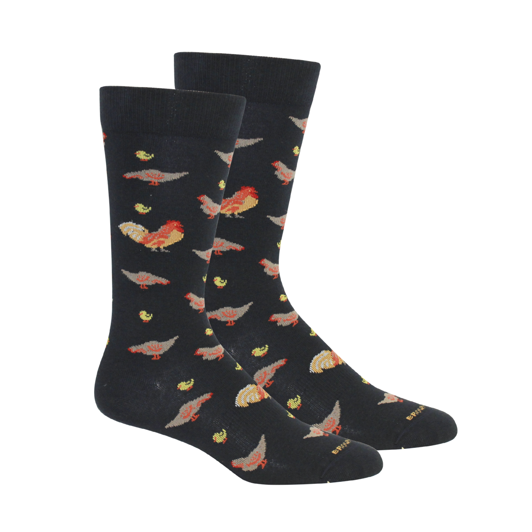 Brown Dog - Wholesale Socks - Unisex - Coop (Chicken) Socks0