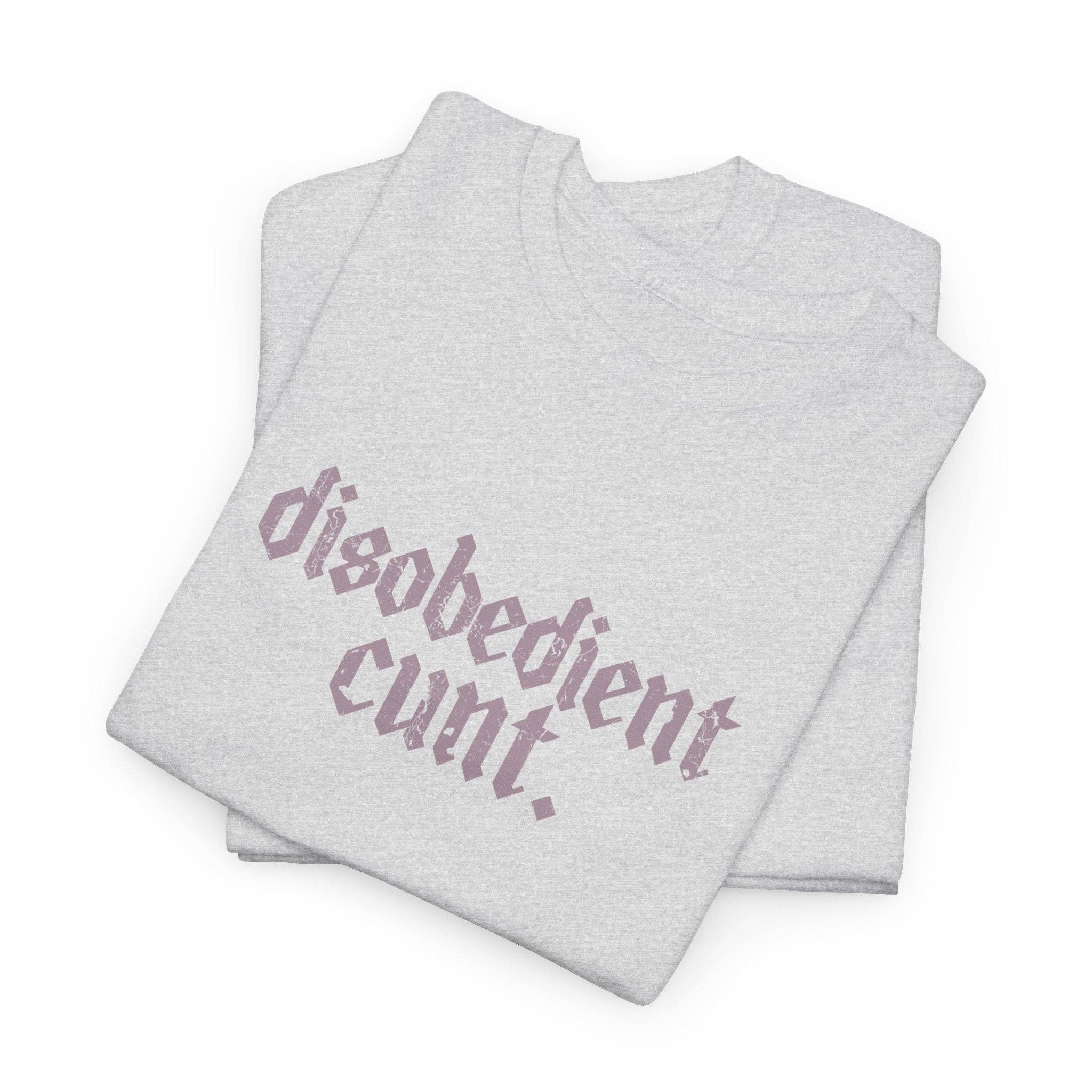 Kennidi Co. - Wholesale Screen Printed T-Shirt - Unisex - Disobedient Cunt T-shirts4