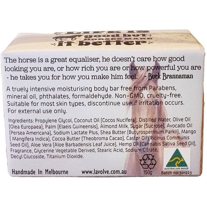 La Volve - Wholesale Bar Soap - PETS RANGE C - HORSE3