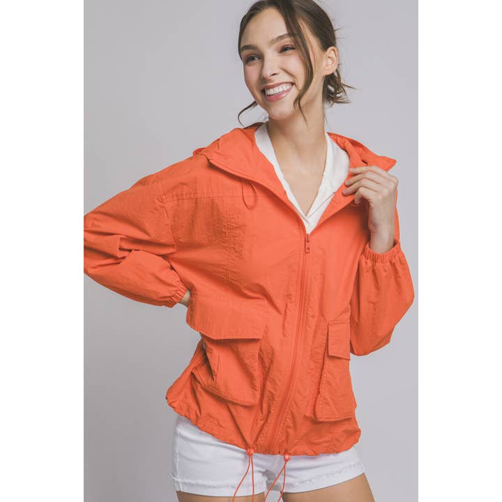 Apolline - Wholesale Windbreaker - Women's - Hooded Windbreaker Jacket with Adjustable Toggles6