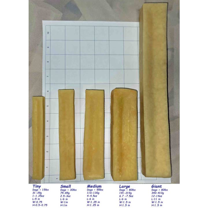 JUST Cheese Chews - Wholesale Pet Treats - Dog - Dog Cheese Chew - Small - Himalayan Yak ~2.6 oz7