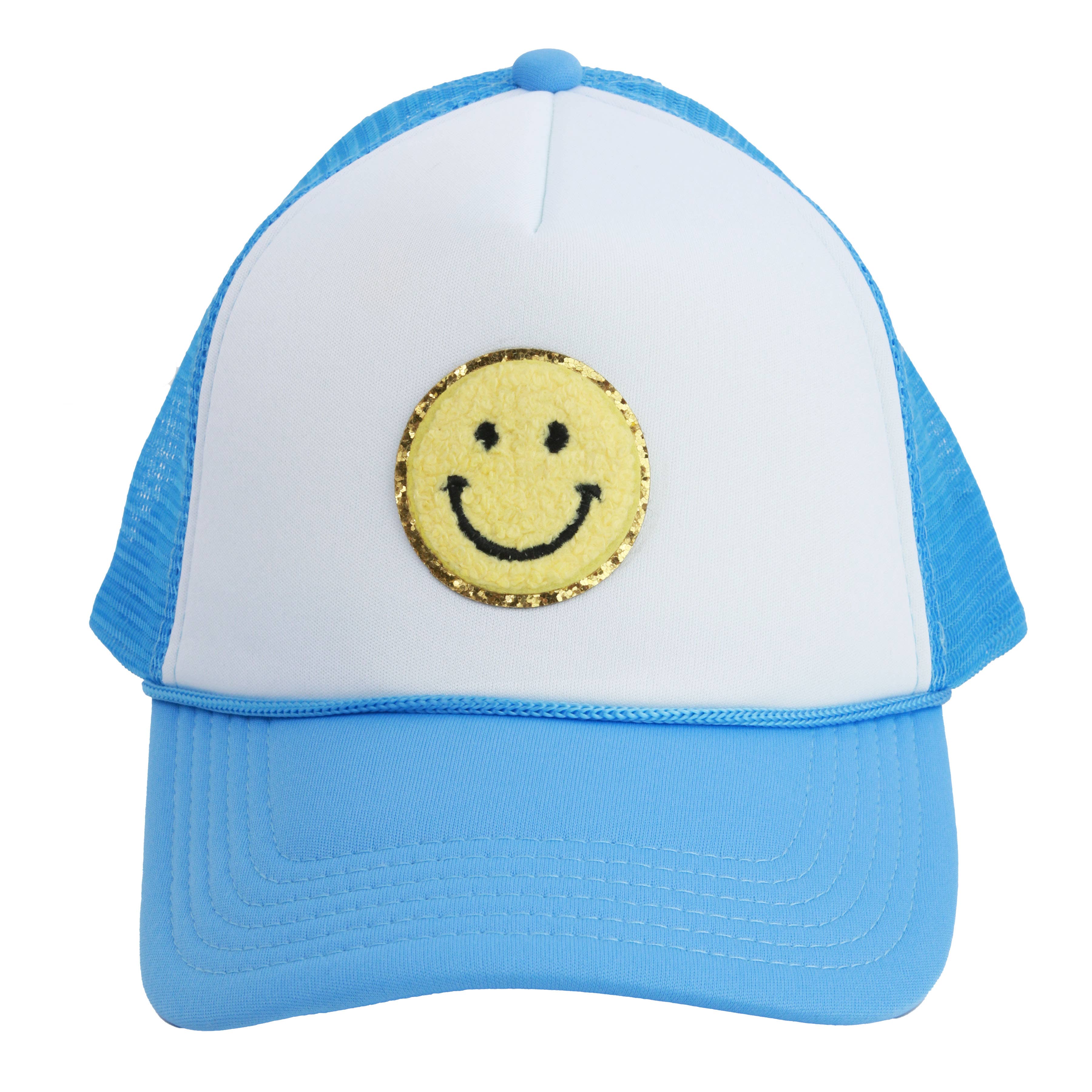 Sparkle Sisters by Couture Clips - Wholesale Kids Hat - Kids - Happy Face Patch Trucker Hat3