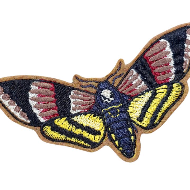 Project Pinup - Vente Écusson - Écusson thermocollant brodé Death Head Hawkmoth3