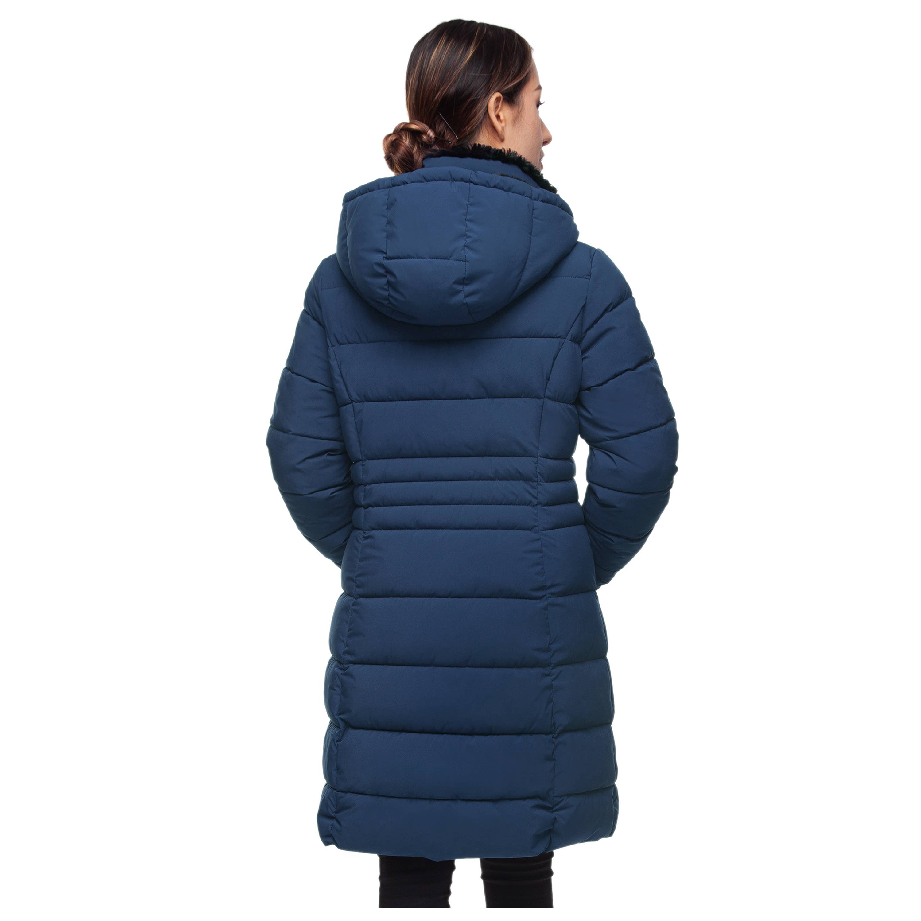 Rokka & Rolla - Wholesale Coat - Women's - Women's Heavy Long Winter Coat Parka Jacket1