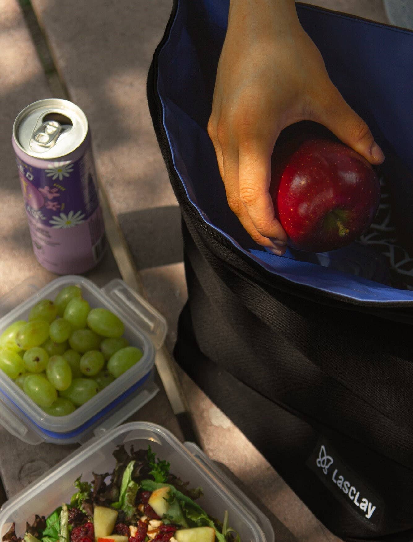 Lasclay - Vente Sac/boîte repas - Sac repas isotherme en soie d'asclépiade / Boîte à lunch5