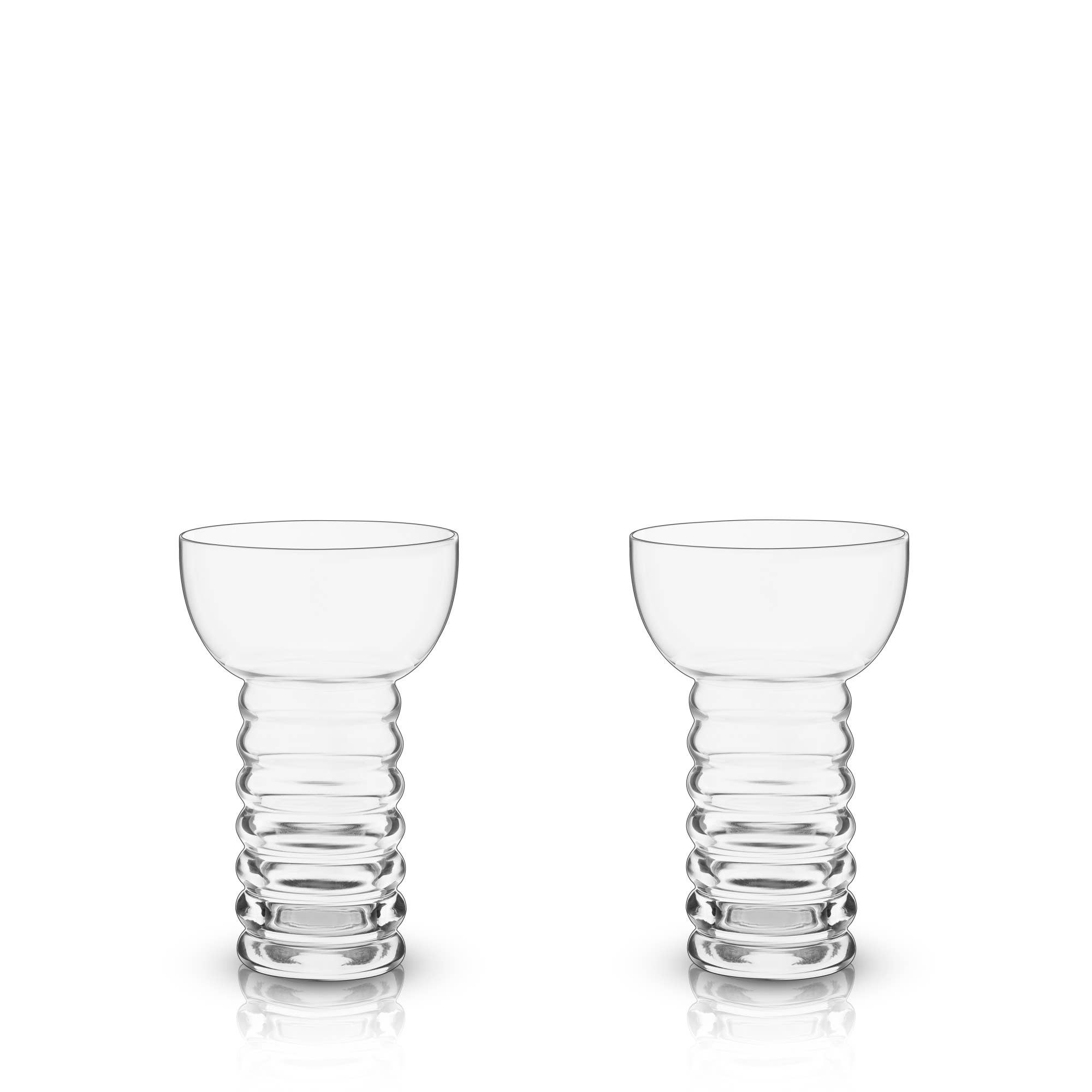 Viski - Wholesale Cocktail/Liquor Glass - Pacific™ Crystal Pearl Diver Tiki Glasses Set of 22
