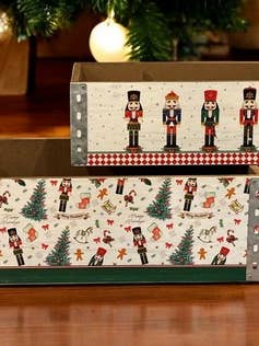 Nutcracker Boxes ( Set of 2) for wholesale by DNS Designs
