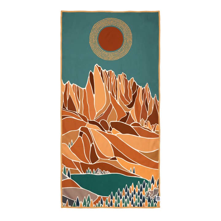 Trek Light - Wholesale Beach Towel - Wander Travel Towel | Alpenglow | Lightweight & Quick Dry1