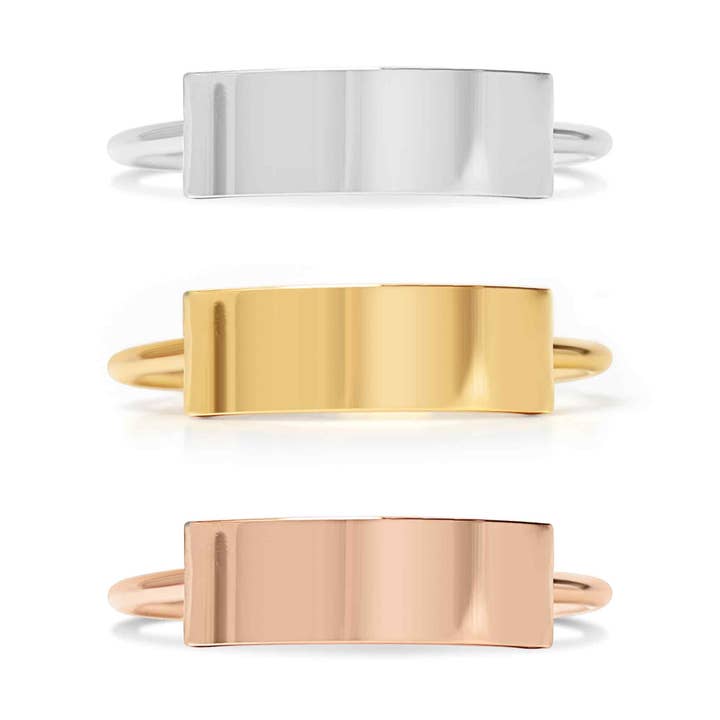 WJW - Wholesale Band/Stacked Ring - Blank Stamping Stainless Steel Ring