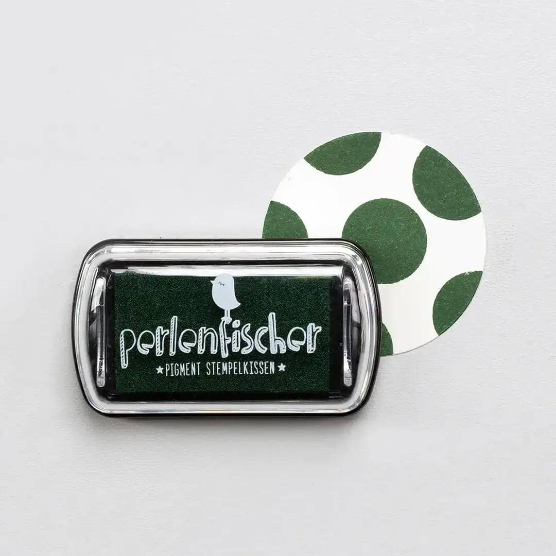 Perlenfischer - Wholesale Rubber/Decorative Stamp - 6x Ink Pads | Pine mini0