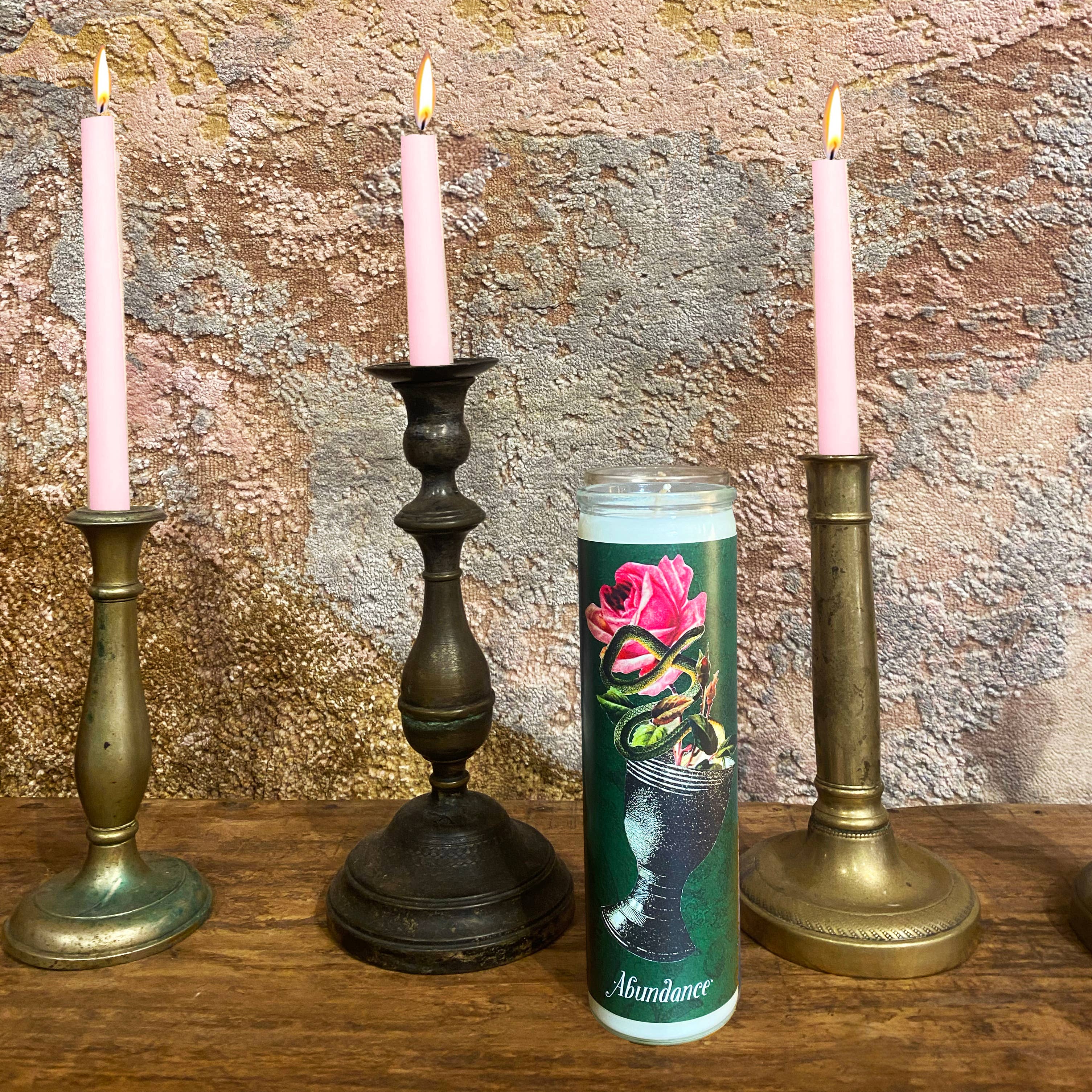 Snakes for Hair - Wholesale Jar/Filled Candle - "Abundance" Soy Ritual Candle1