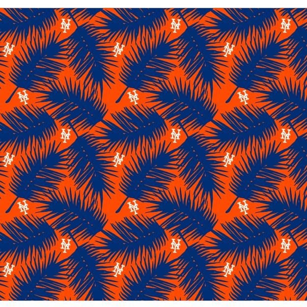 Mets Cooling Sun Scarf: Big Palm w/ Repeating Cap Logo for wholesale by Vertical Athletics