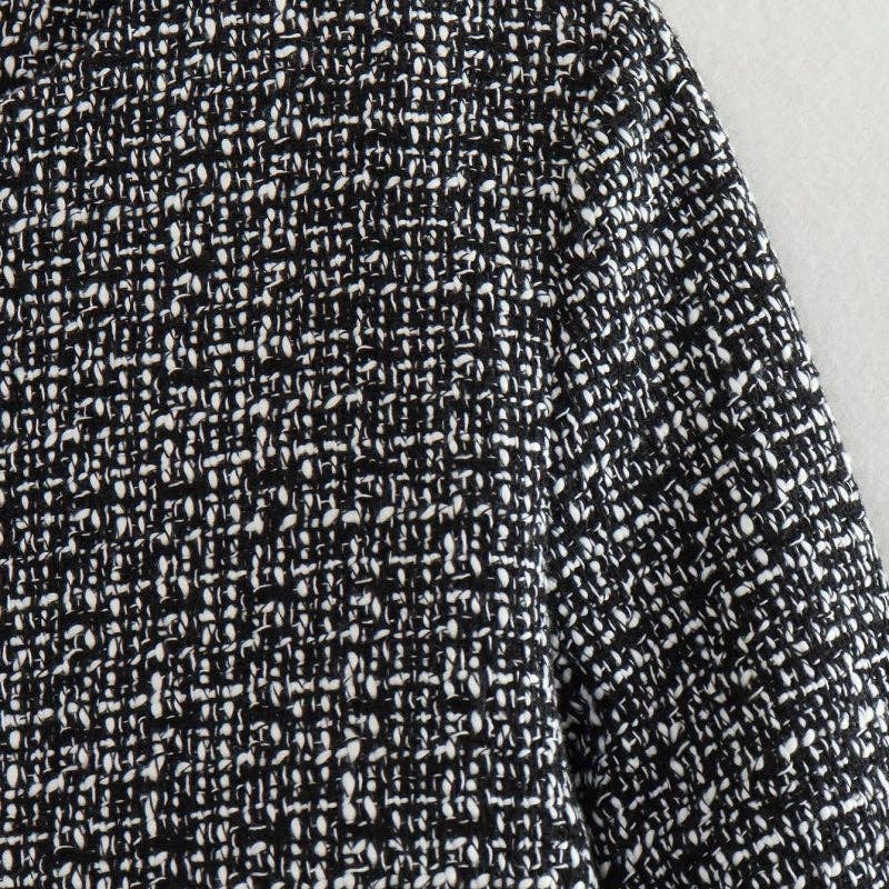 AZSHOP Trading LLC - Wholesale Jacket - Women's - Button-Up Tweed Jacket with Pockets5