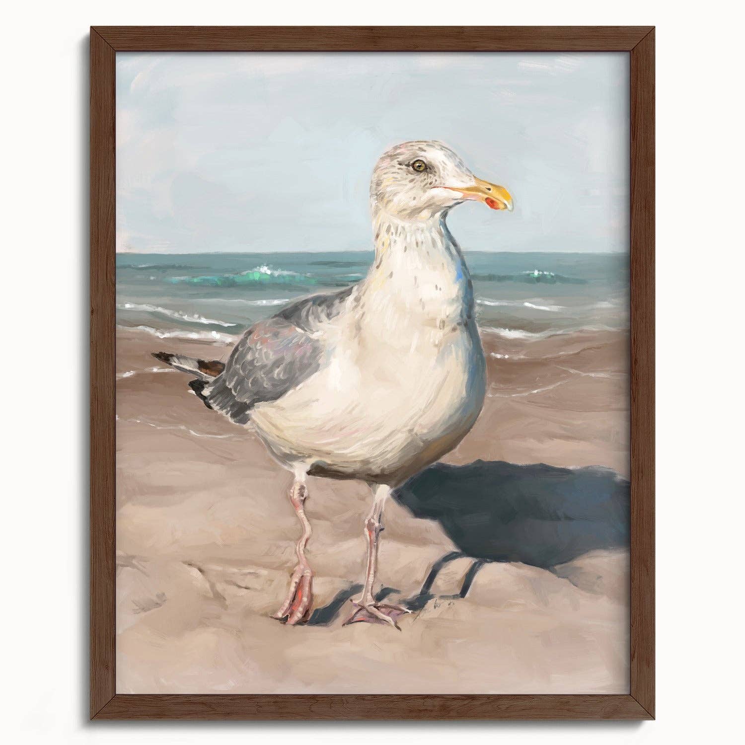 The Ugly Cat Studio - Wholesale Art Print - Seagull with Wobbly Leg Fine Art Print19
