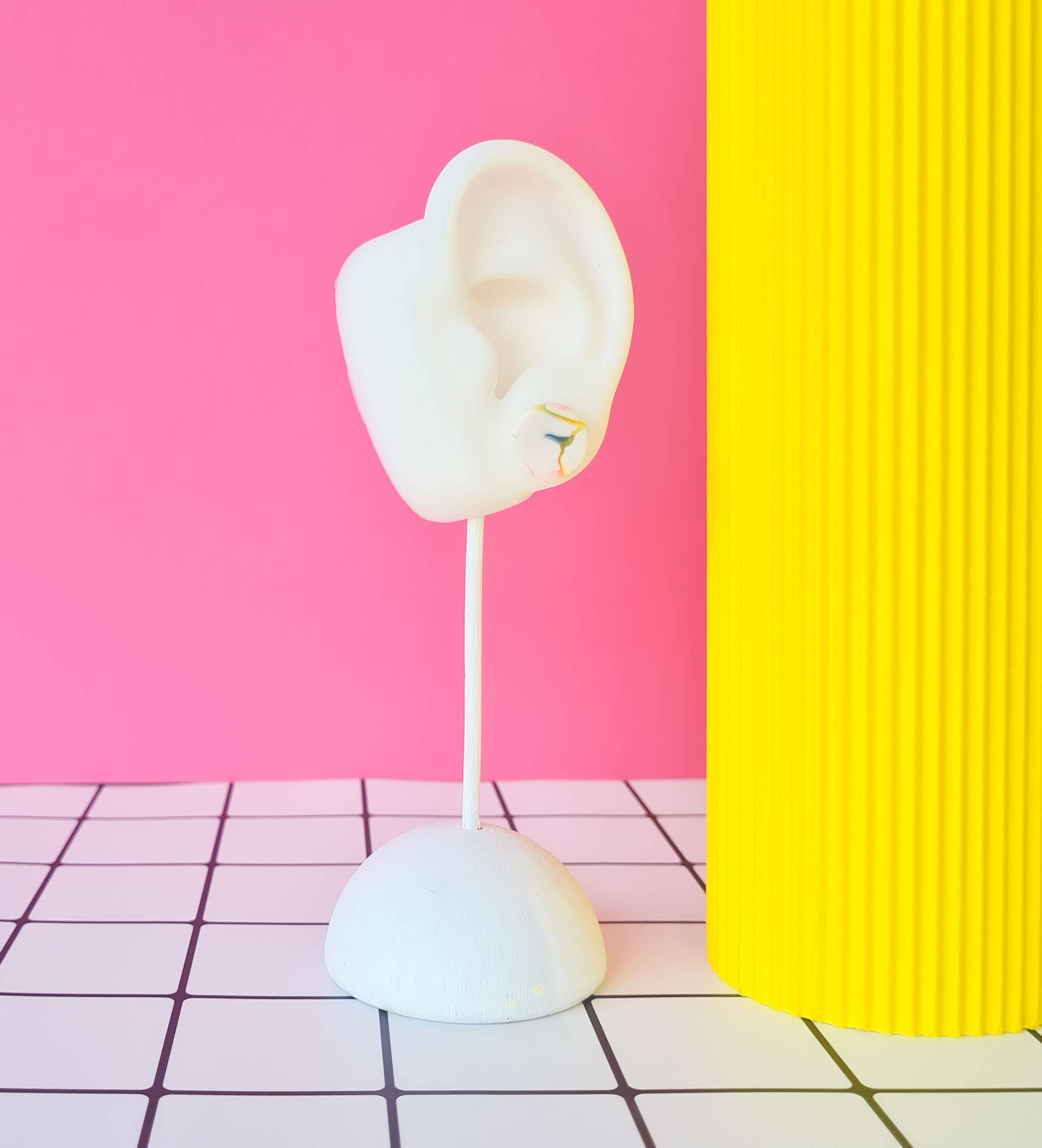 Mono - Wholesale Dangle Earrings - Riso Inspired Handmade Polymer Clay Earrings2