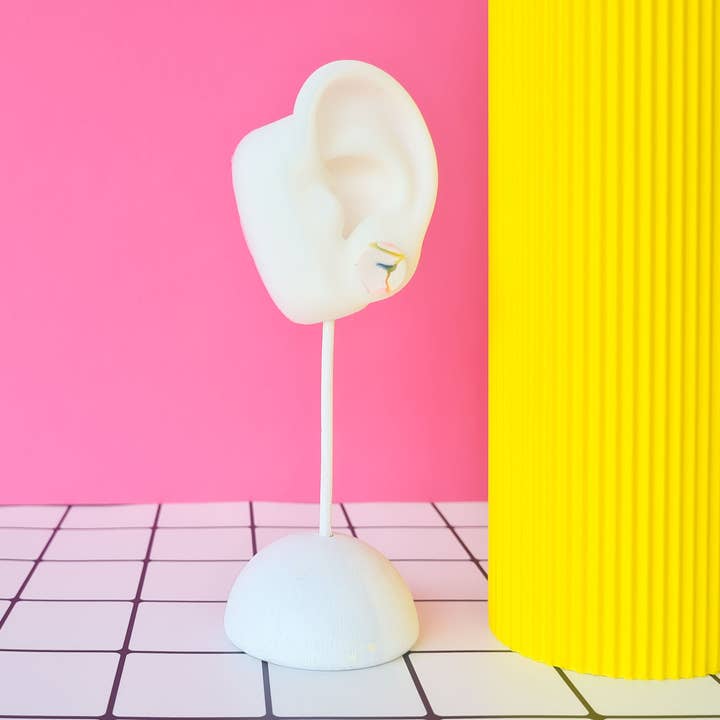 Mono - Wholesale Dangle Earrings - Riso Inspired Handmade Polymer Clay Earrings2