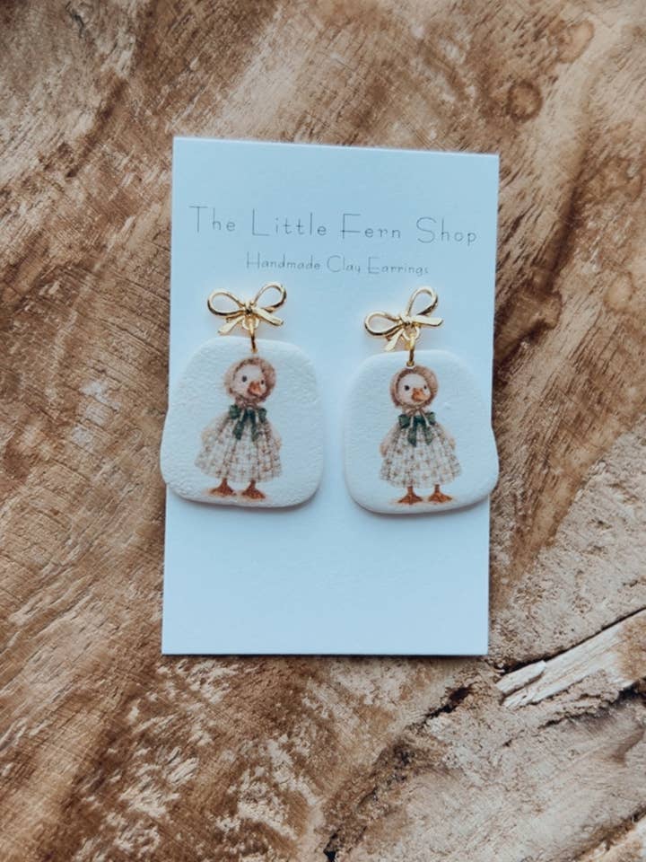 Little Bonnet Goose for wholesale by The Little Fern Shop