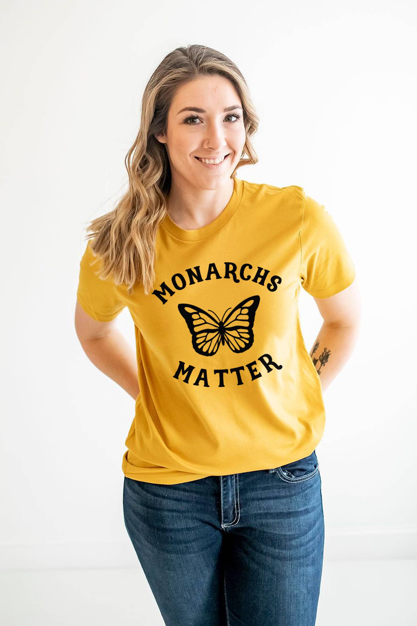Nature Supply Co - Wholesale Screen Printed T-Shirt - Women's - Monarchs Matter Graphic Tee | Womens Clothing T Shirts