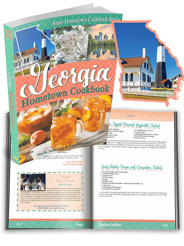 Georgia Hometown Cookbook for wholesale by Great American Cookbooks