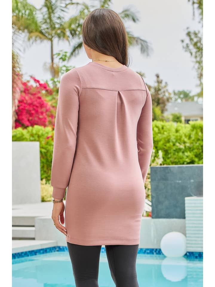 Dear Scarlett - Wholesale Dress - Women's - Shift dress features stretchy modal TRV-MILAN