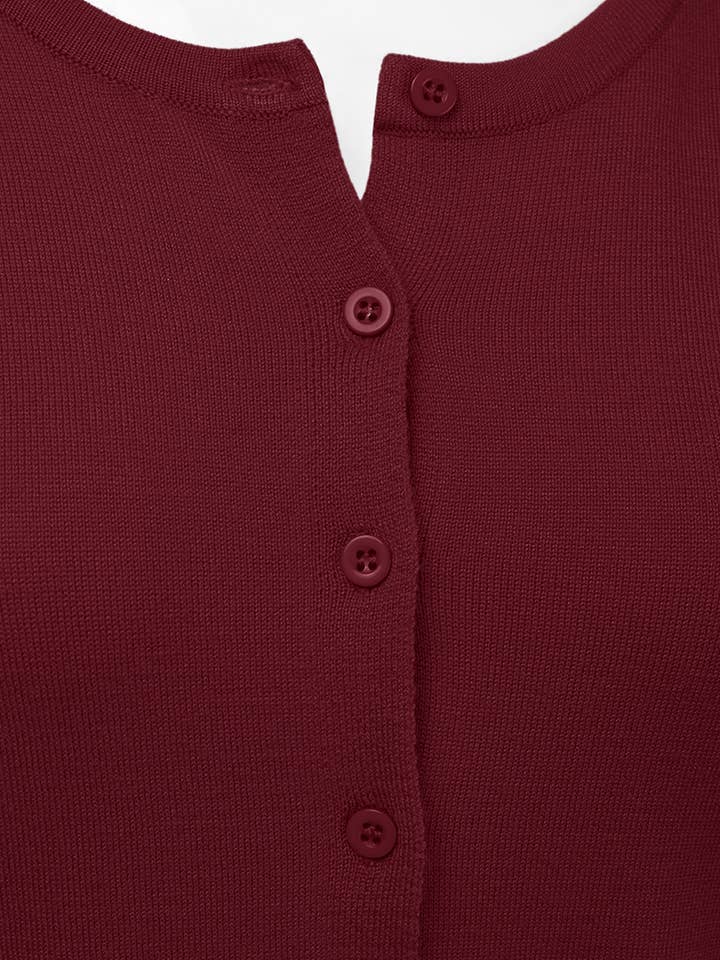 NINEXIS - Wholesale Cardigan - Women's - AWOCAL310_Button Down Soft Knit Long Sleeve Cardigan Sweater24