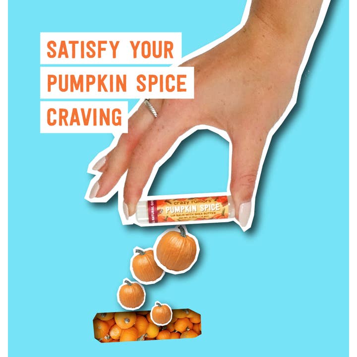 Crazy Rumors - Wholesale Lip Balm - All Natural, Vegan Pumpkin Spice Lip Balm - Seasonal4