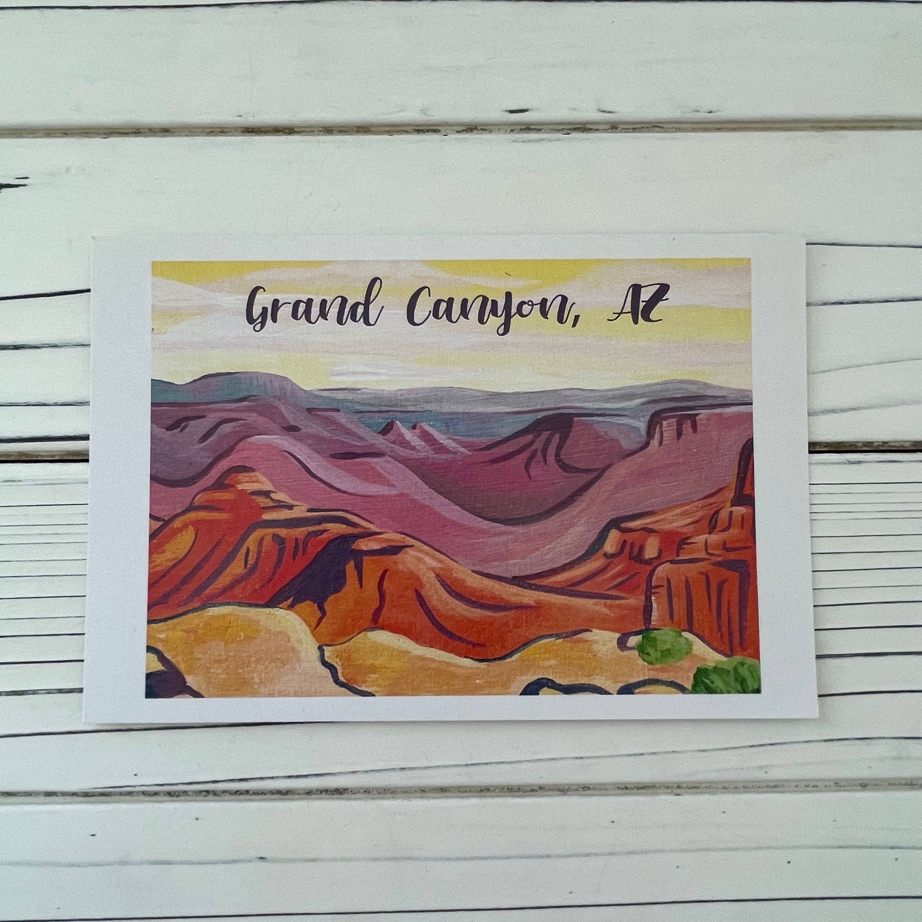 Two Deserts - Vendita all'ingrosso Cartoline - Cartolina del Grand Canyon0