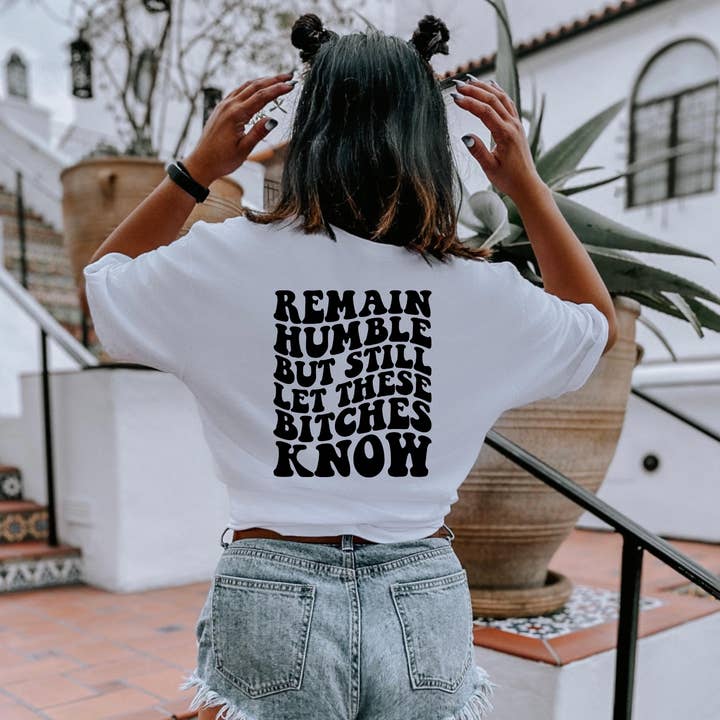 Remain Humble T-shirt for wholesale by Badd Boss