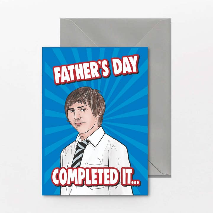Jay the Inbetweeners Father's Day Card for wholesale by Cheeky Chops Cards & Wanky Candles
