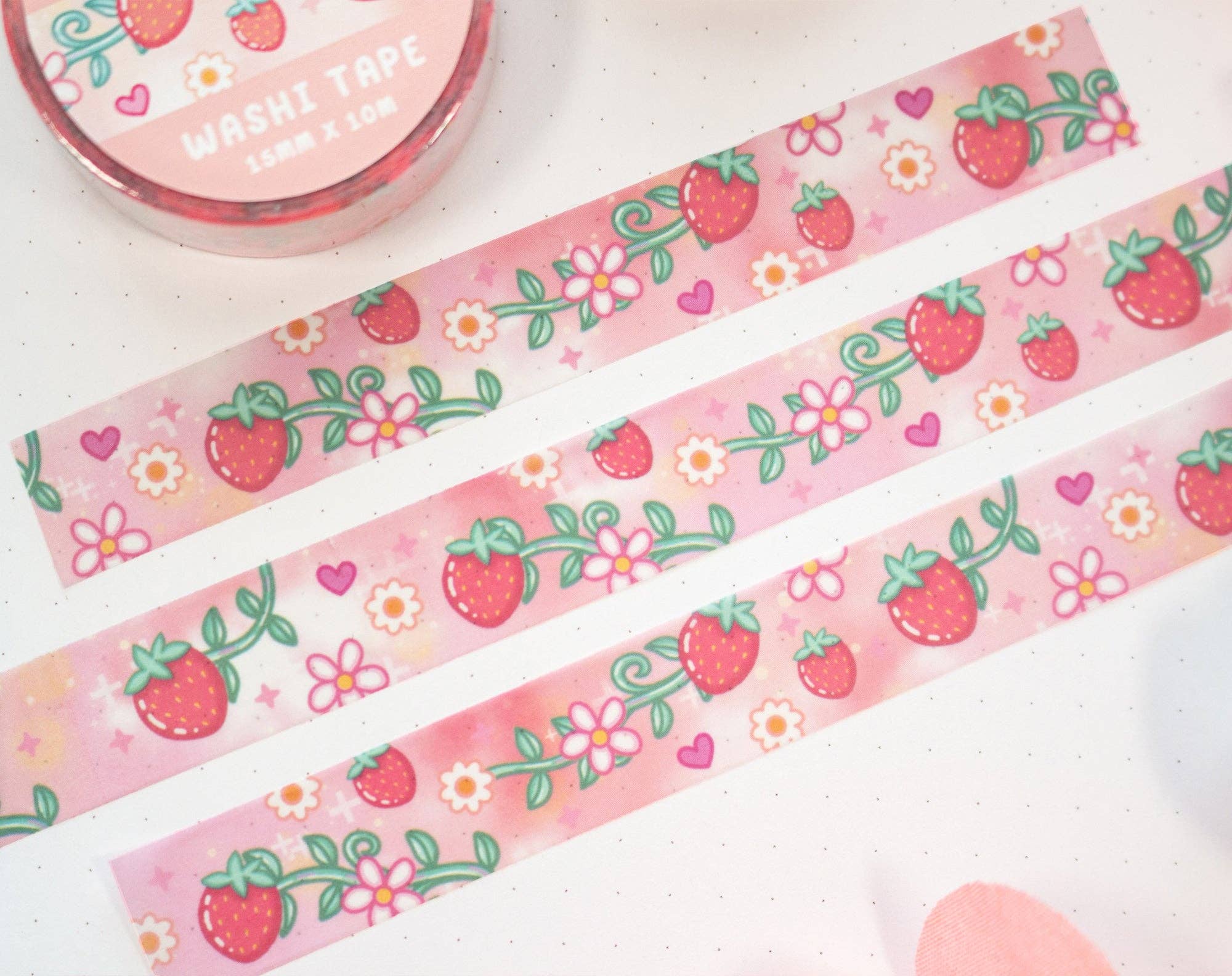Unicorn Eclipse - Wholesale Washi Tape - Strawberries Washi Tape1