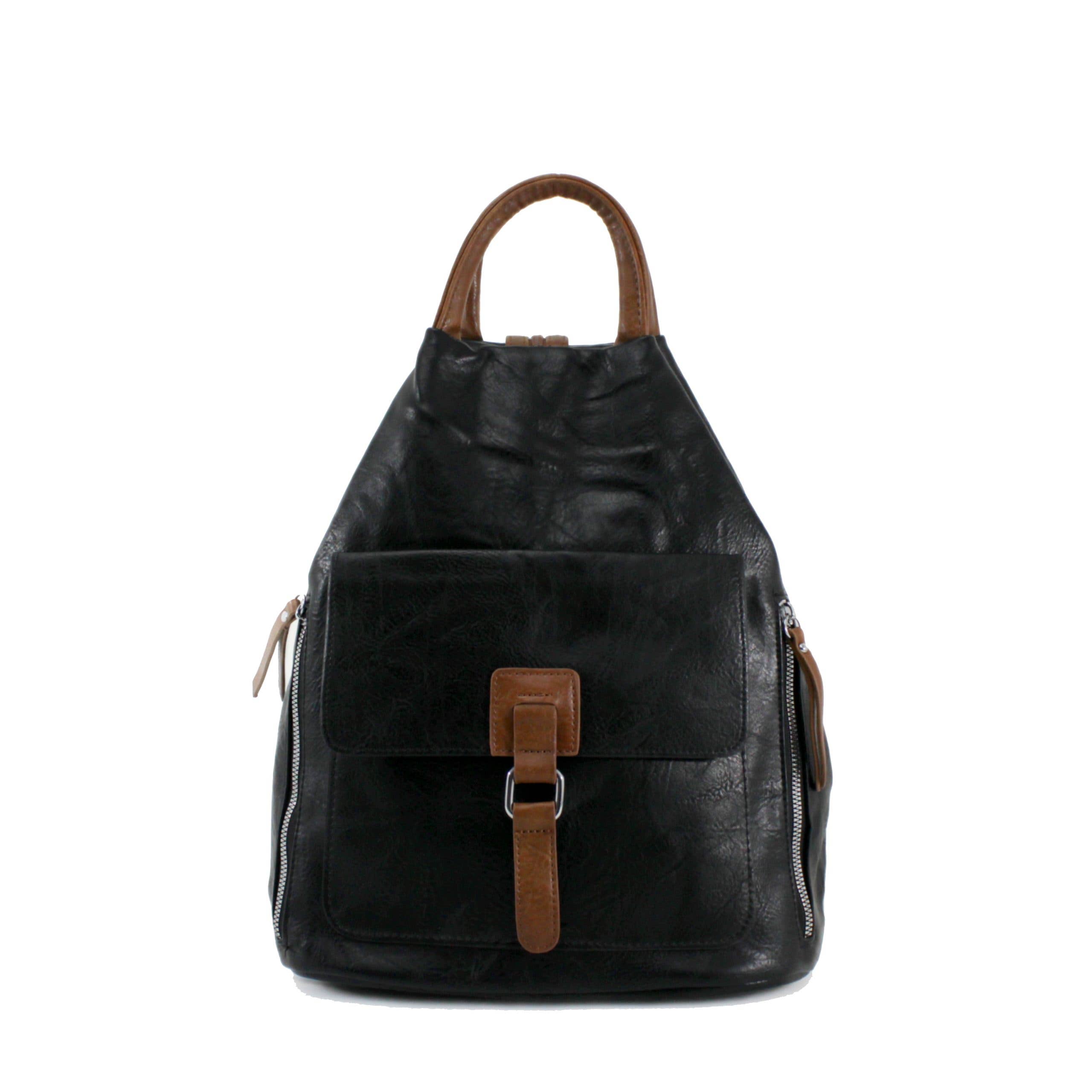 Ellas Trading – Großhandel Rucksack – Damen – Großer stilvoller geräumiger Schulterrucksack mit Tragegriff