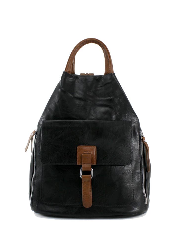 Large Stylish Spacious Shoulder Backpack Top Handle for wholesale by Ellas Trading