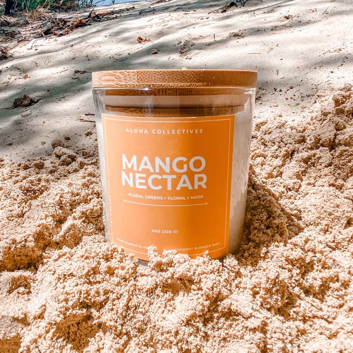 Aloha Collectives - Wholesale Jar/Filled Candle - Mango Nectar