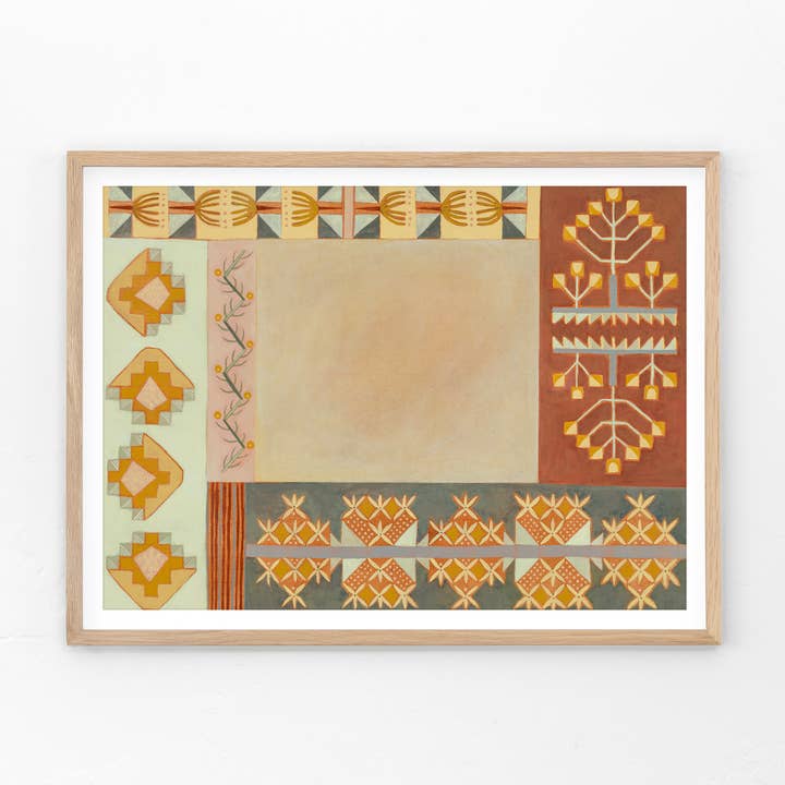 Chamisa – Southwestern Geometric Art Print for wholesale by Matty Miller Studio