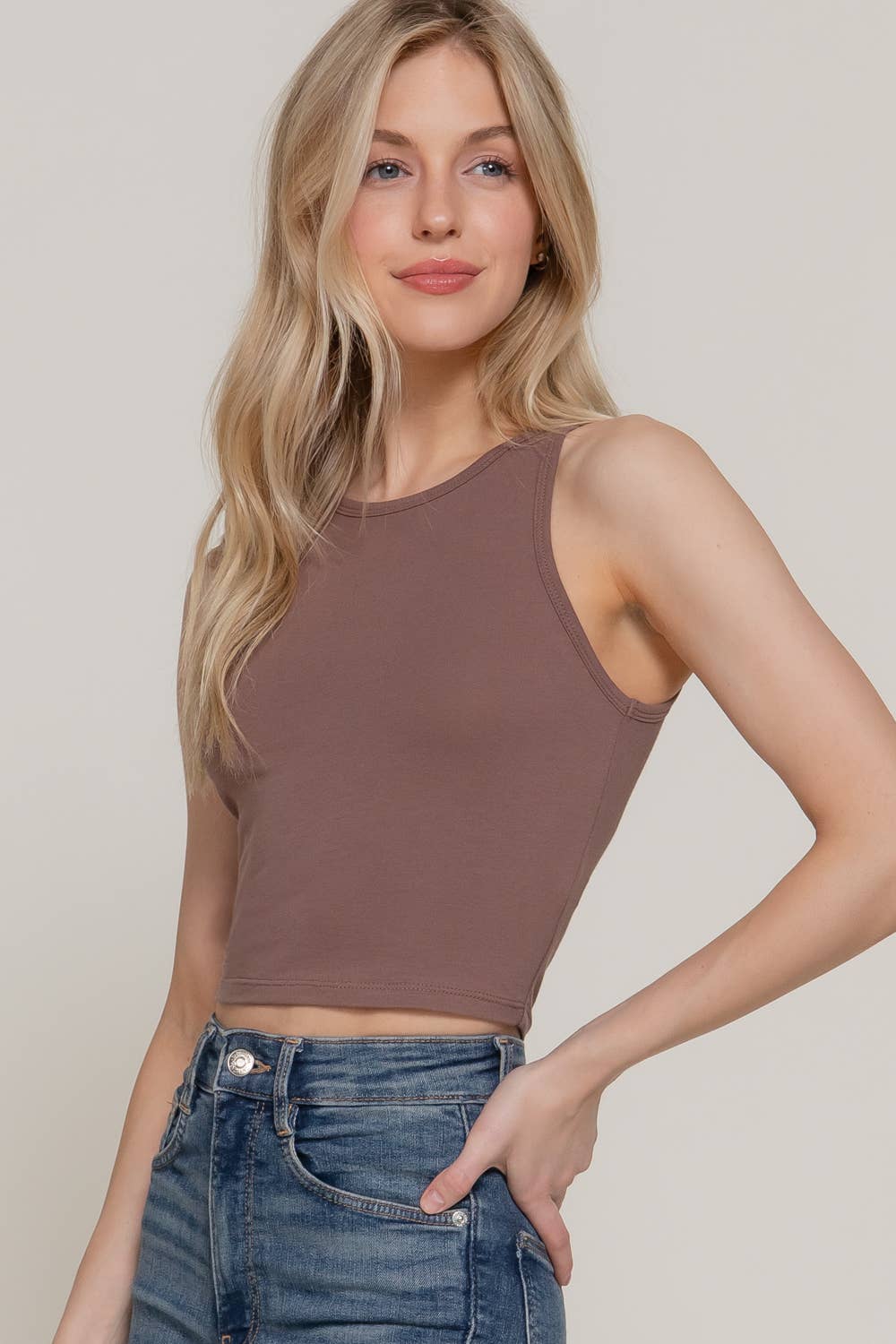 Active Basic | Active USA - Wholesale Tanktop - Dames - Halternek cropped top11