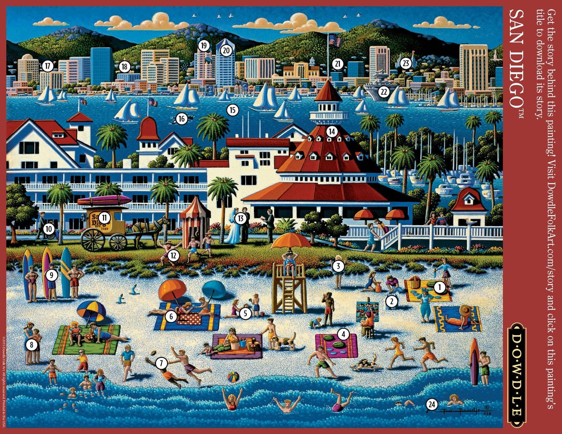 Boardwalk Puzzle Company - Wholesale Puzzle - Adult - San Diego - 500 Piece2
