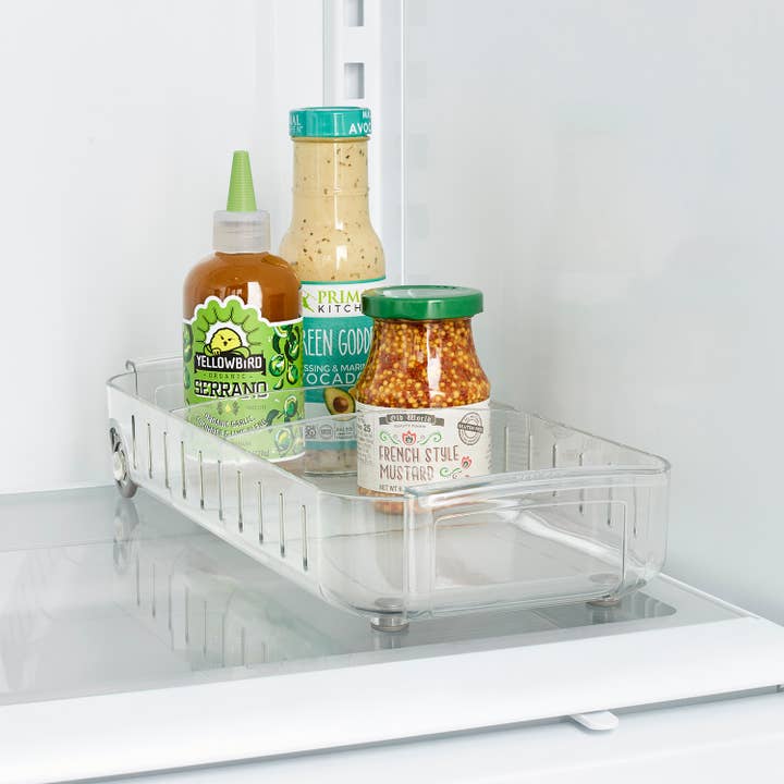 RollOut™ Adjustable Fridge Caddy, 6” for wholesale by YouCopia