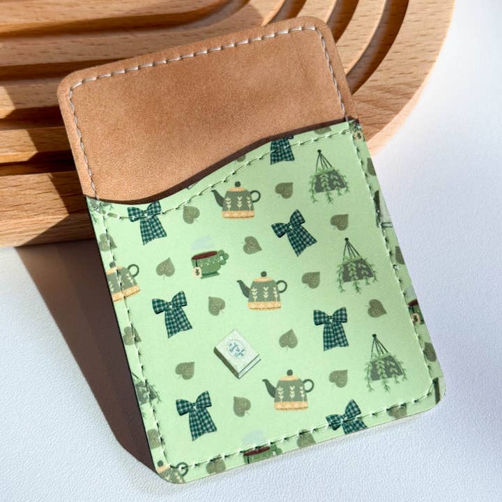 Porta Carte Telefono Autunnale Estetica Cottagecore Verde per la vendita all'ingrosso da parte di Peach Dust Collective