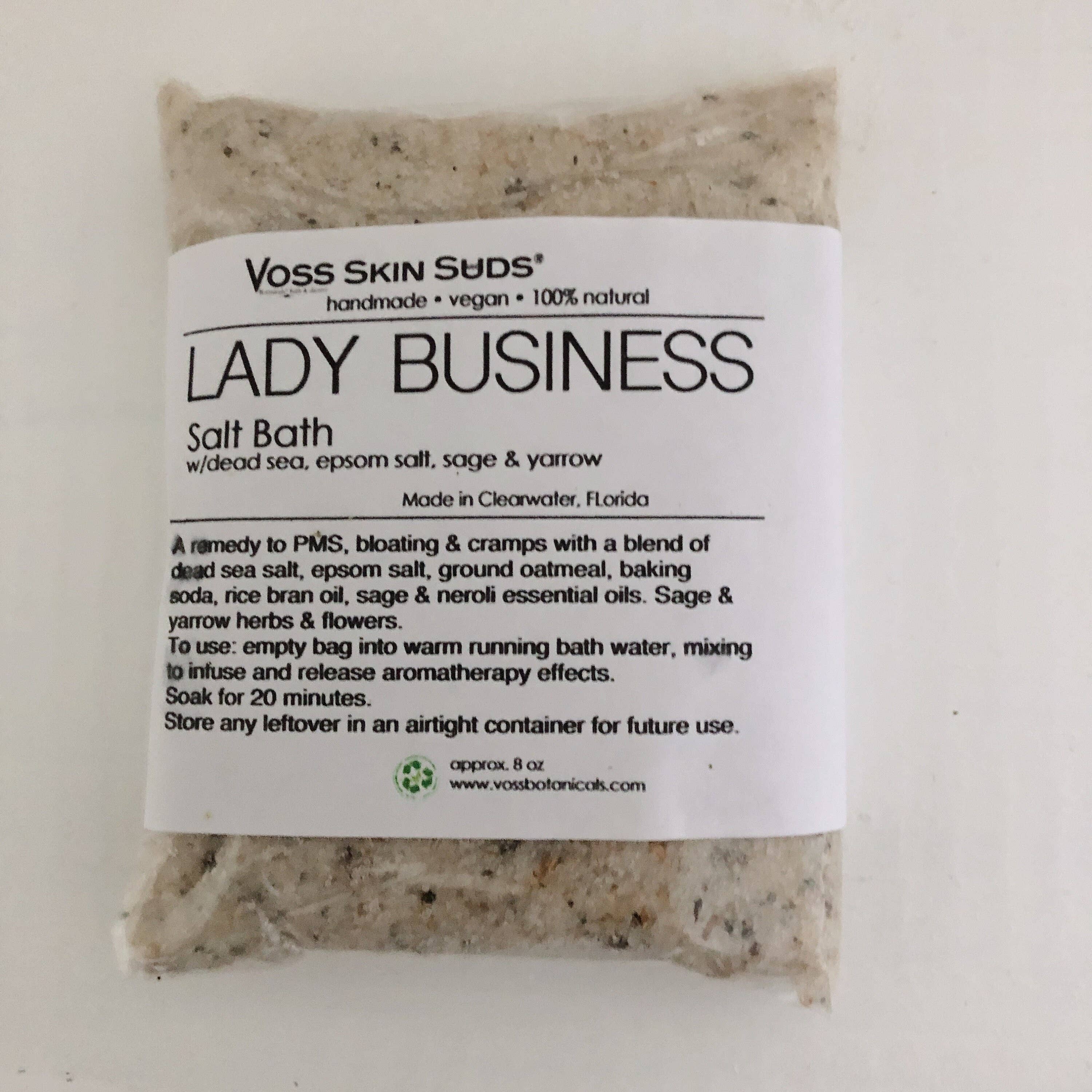 Voss Botanicals, LLC - Vendita all'ingrosso Sali da bagno - Set regalo Bath Salt Spa, set regalo, completamente naturale, vegano, fatto a mano, ricco di minerali per idratare la pelle, rilassare e riposare, disintossicare la pelle8