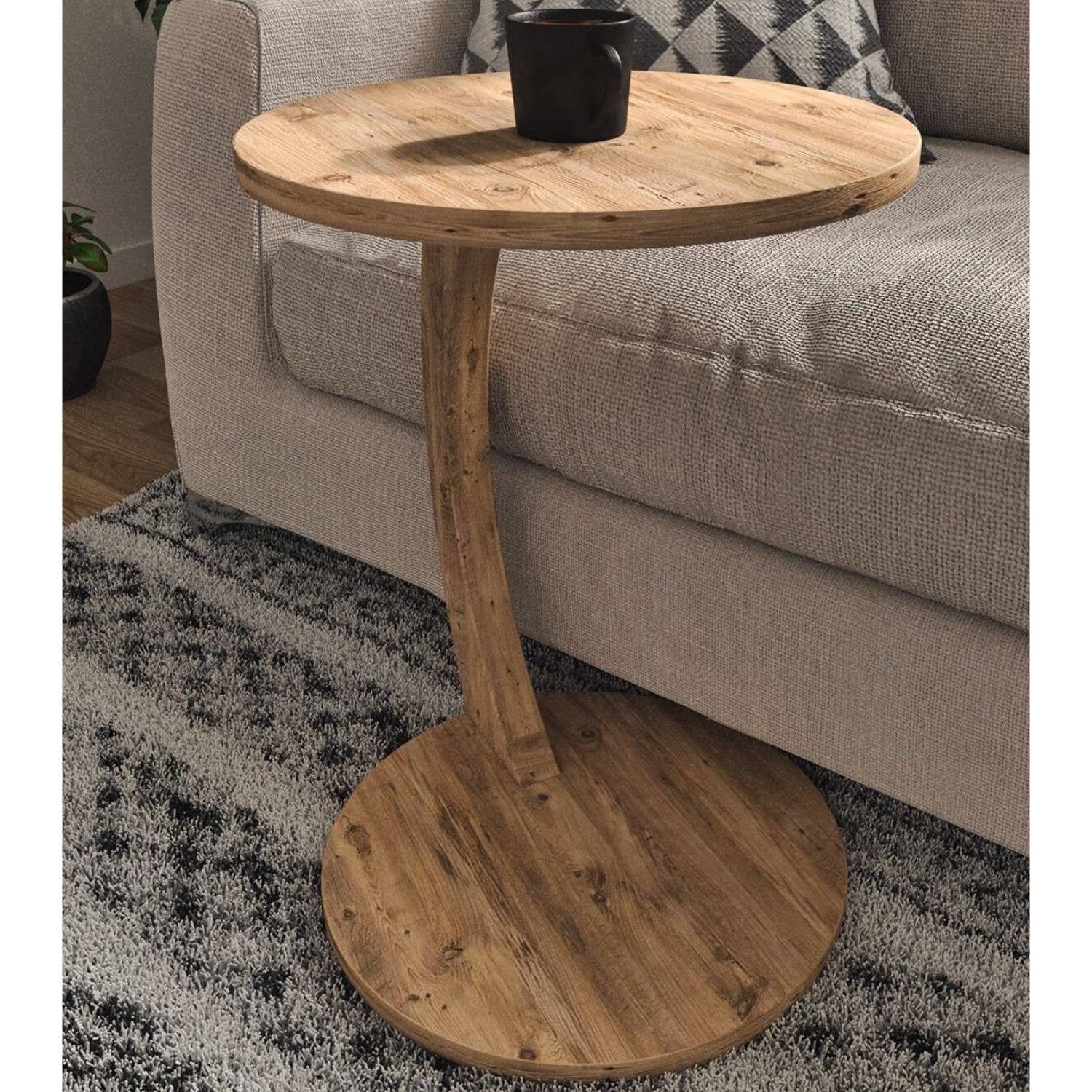 CosyDecorArt - Wholesale Side Table - C Shaped End Table for Couch Small Places Space Saver6