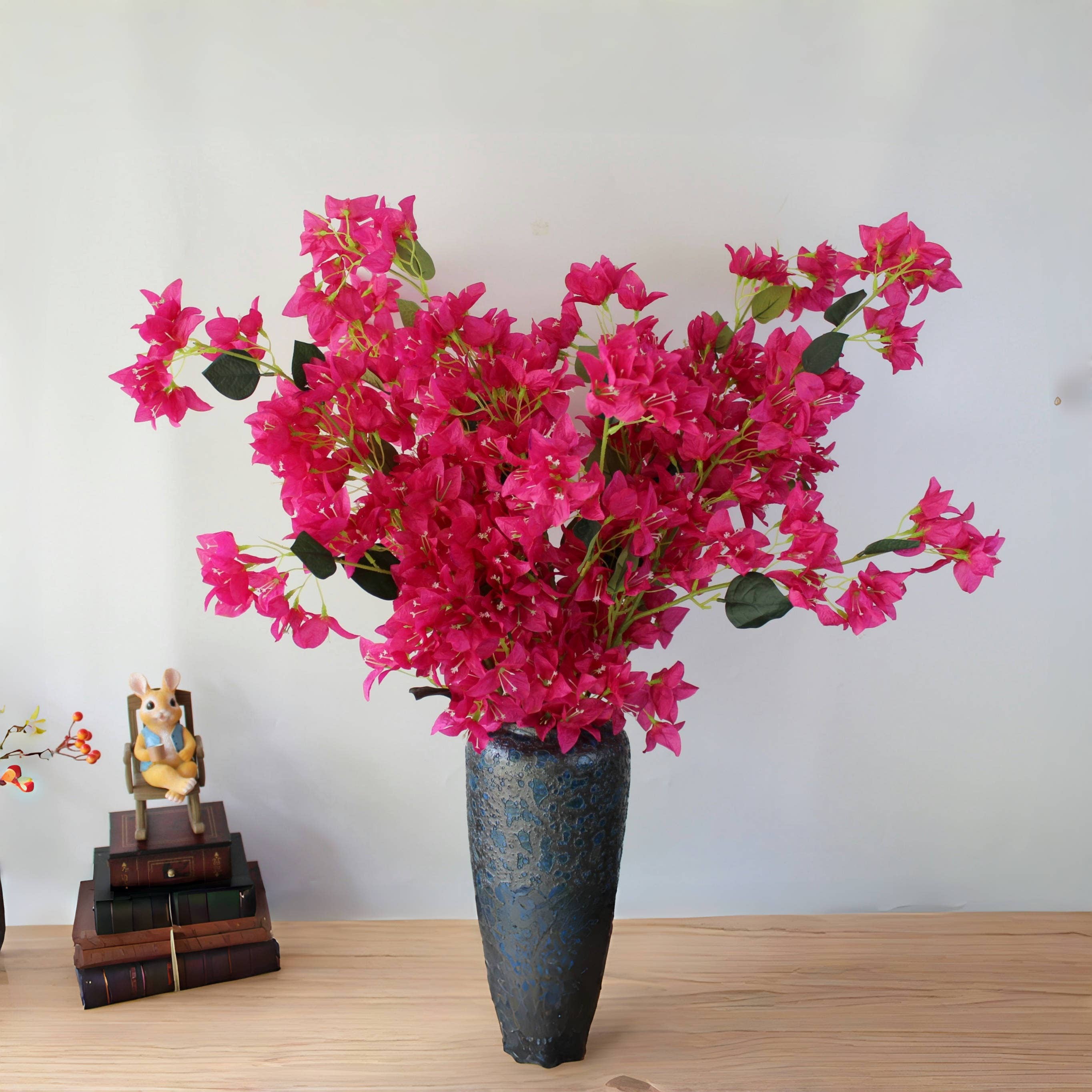 ACNITE(We cover U.S. import duties) - Vendita all'ingrosso Fiori finti - Composizione floreale per matrimonio con bouganville rosa di 120flowers7