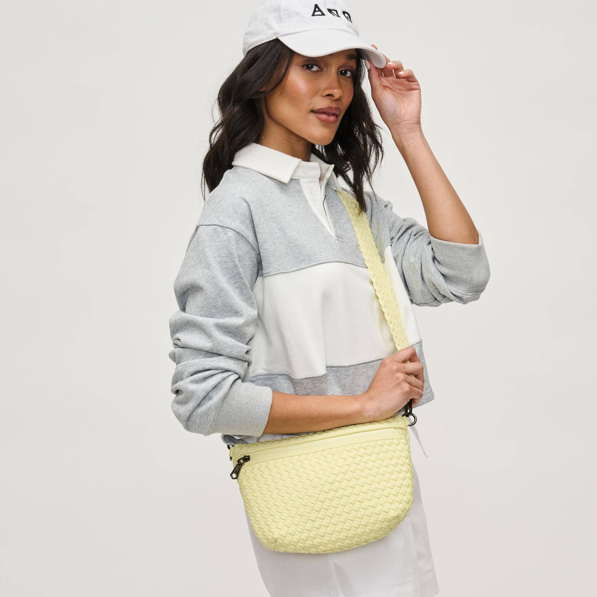 Sol and Selene - Vendita all'ingrosso Borsa a tracolla - Donna - Ethereal - Borsa a tracolla intrecciata in neoprene64