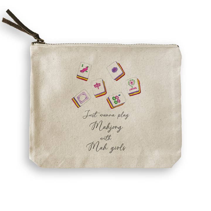 French Graffiti - Wholesale Tea Towel - Mahjong with Mah Girls7