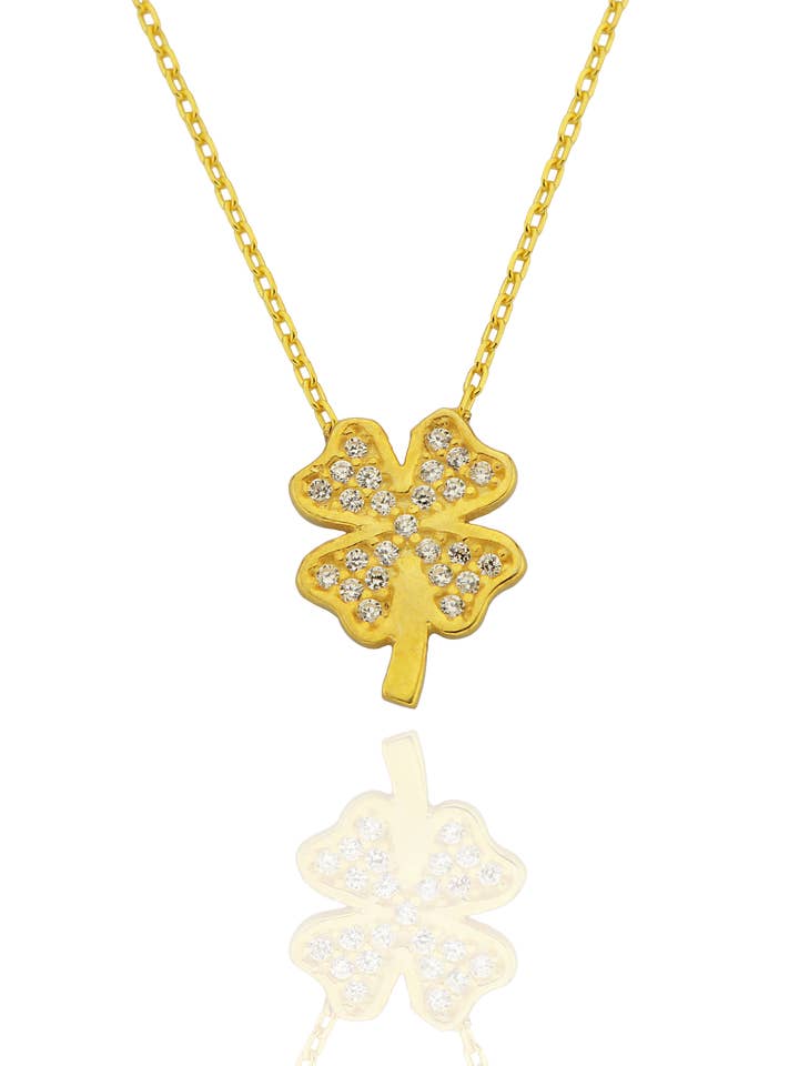Clover Necklace for wholesale by Minval Jewelry